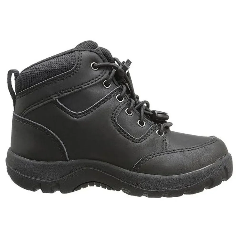 NEW KEEN Kid Garrison Black Waterproof Above Ankle Heavy Duty Hiking Boot Shoe
